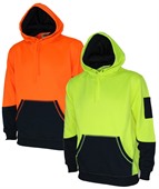 Velocity Hi Vis Two Tone Super Fleecy Hoodie