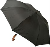 Verani Wood Hook Handle Folding Umbrella