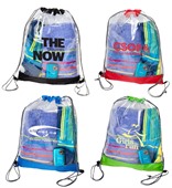 Visi Clear PVC Drawstring Bag