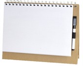 Wiro Bound Whiteboard Notebook
