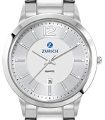 Zidane Mens Silver Watch