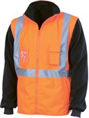 Zip off Sleeve Reversible Vest With X Back Tape